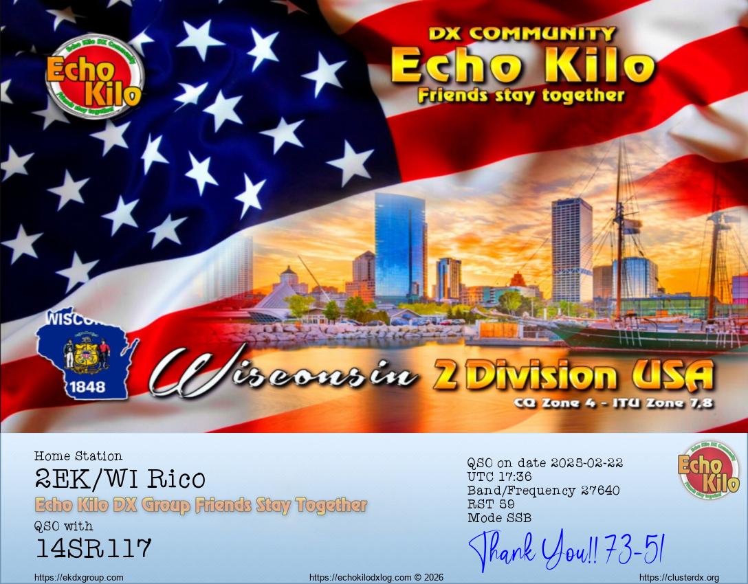 Echo Kilo DX Log